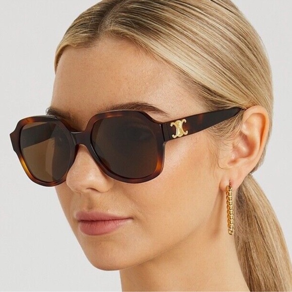 TRIOMPHE 02 SUNGLASSES IN ACETATE - Tortoise shell - Picture 10 of 10